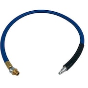 ALLIANCE HOSE & RUBBER CO Alliance Hose Thermoplastic Snubber Hose 3/8" x 36" With 1/4" Male Swivel by Plug F503830-03MSP